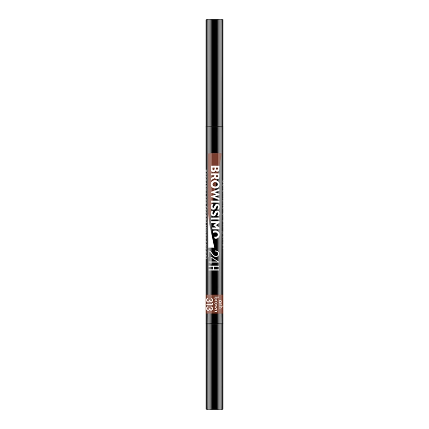 Карандаш для бровей `LUXVISAGE` BROWISSIMO Ultra slim super stay 24H механический тон 313 Ash brown