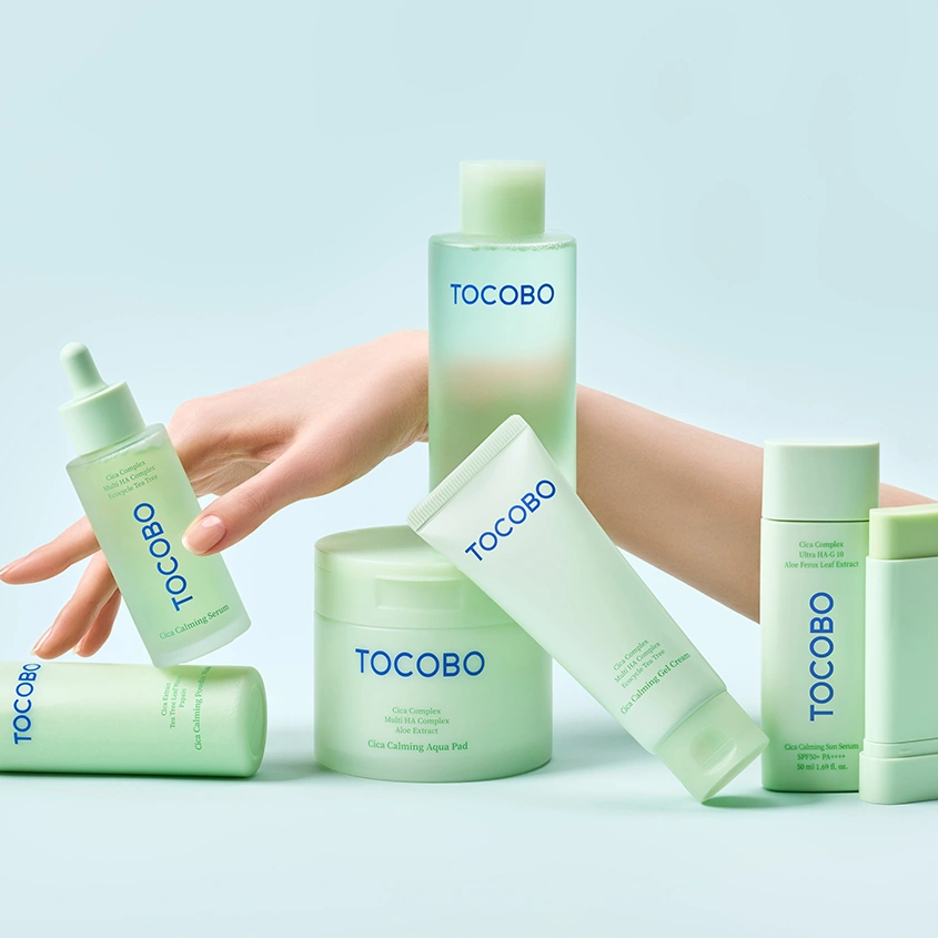 Диски для лица `TOCOBO` CICA успокаивающие с экстрактом центеллы 60 шт