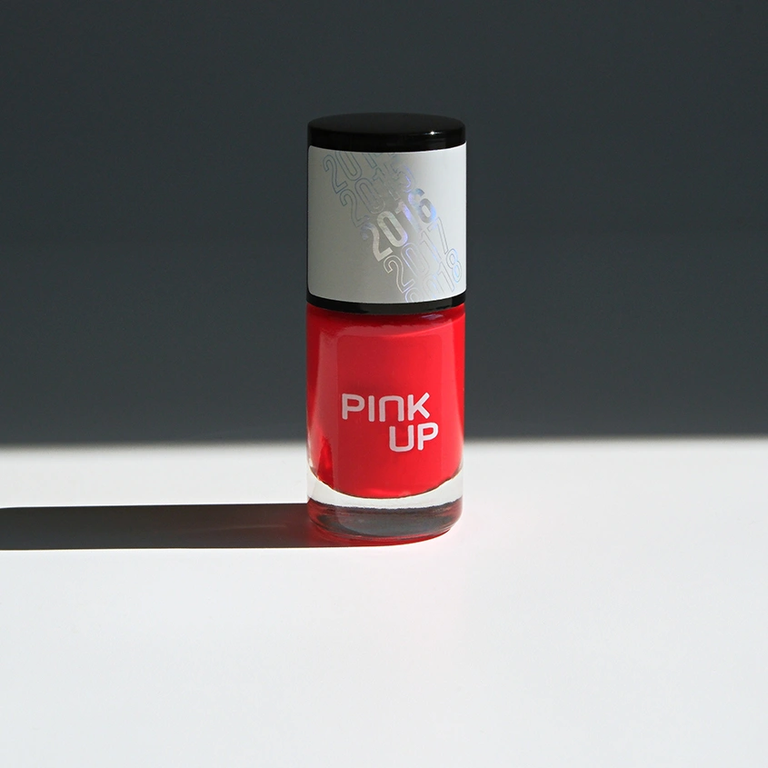 Лак для ногтей `PINK UP` `LIMITED` Back to 2016 тон 333 красный