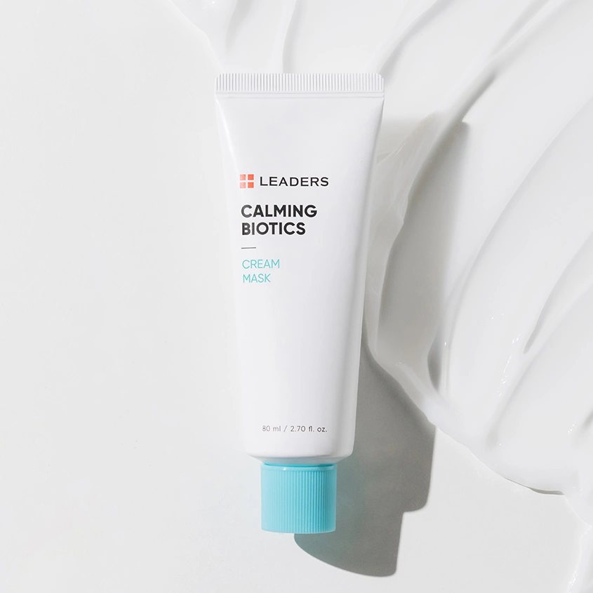 Крем-маска для лица `LEADERS` CALMING BIOTICS для чувствительной кожи (успокаивающая) 80 мл