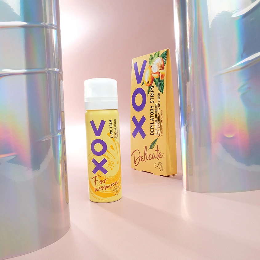 Полоски восковые для бикини `VOX` с экстрактом марулы 6 шт