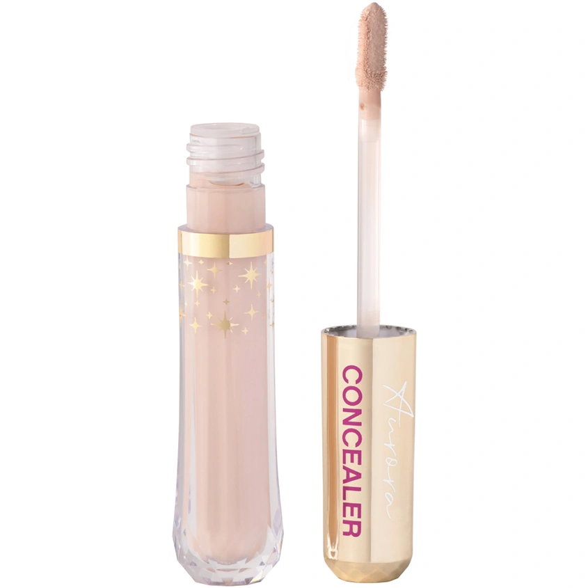 Консилер для лица `VIVIENNE SABO` AURORA LIQUID CONCEALER со светоотражающими частицами тон 01